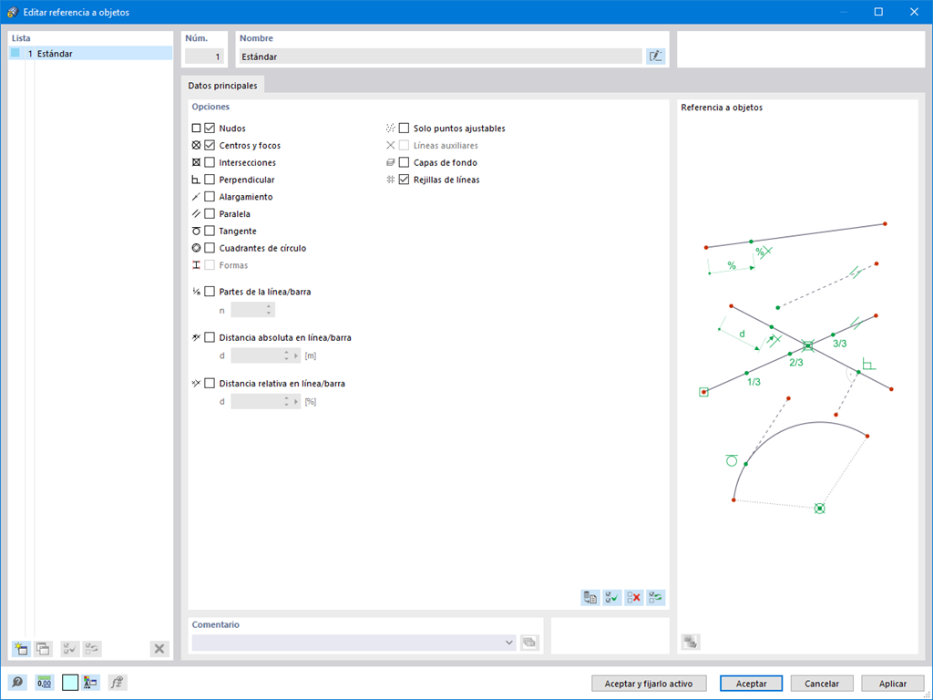 Cuadro de diálogo de Editar referencia a objetos