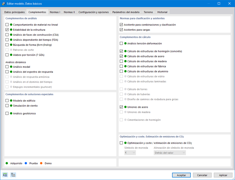 Complementos para RFEM 6