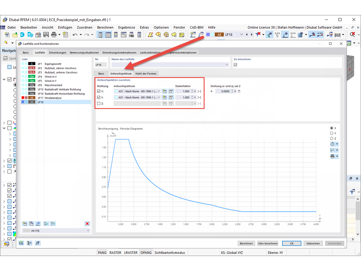 FAQ 005116 | ¿Cómo puedo realizar un análisis sísmico en RFEM 6 y RSTAB 9?