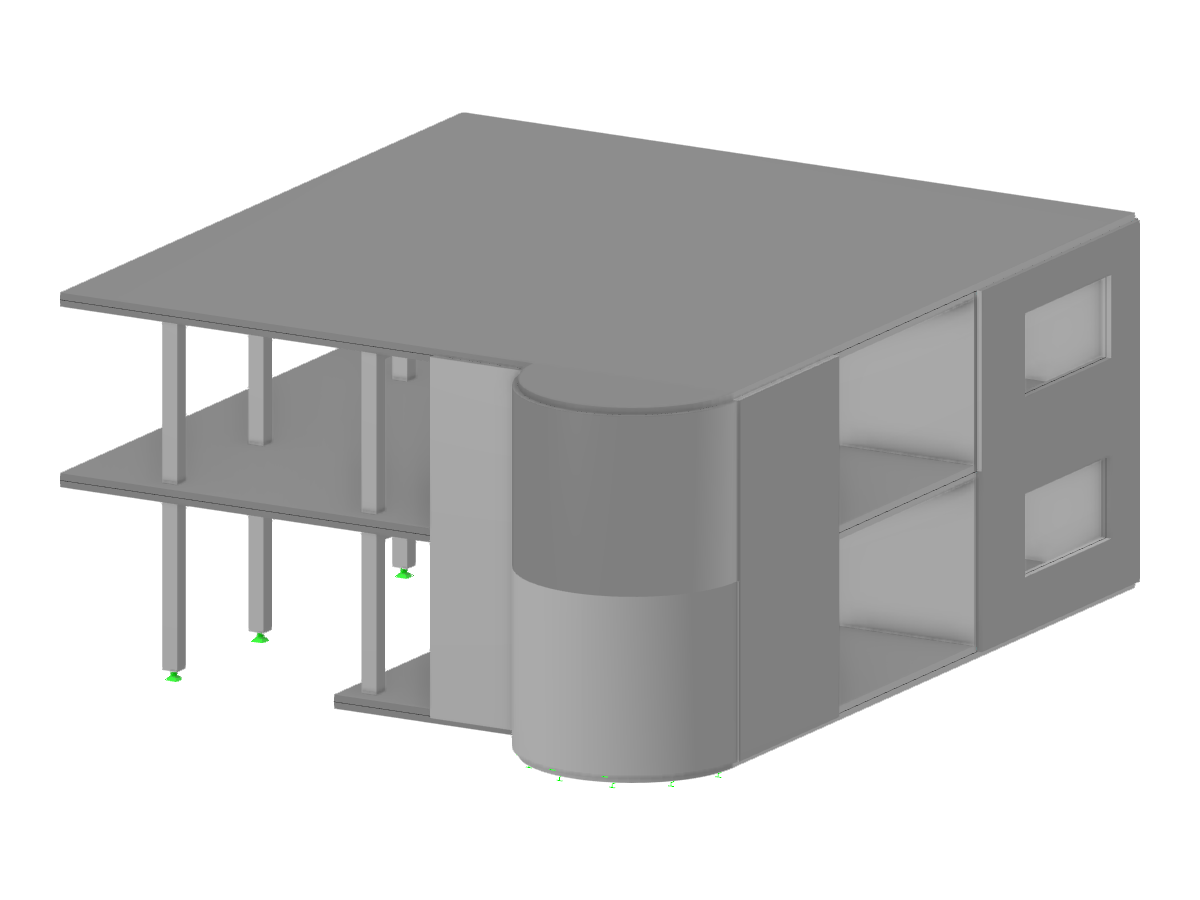 Estructura de columna de hormigón