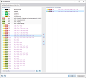 Selección de combinaciones de carga para cálculo