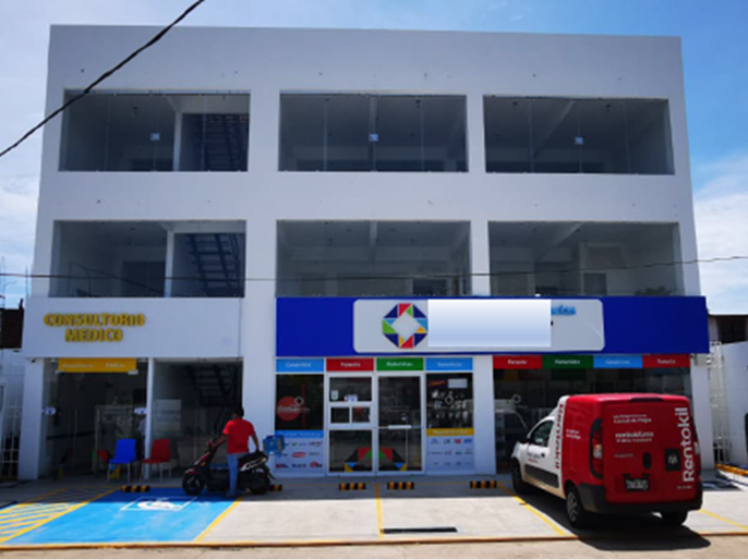 Vista exterior del edificio (© SIE.istmo Servicio de Ingeniería Estructural)