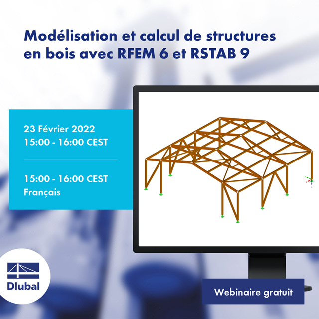 Modelado y cálculo de estructuras de madera en RFEM 6 y RSTAB 9