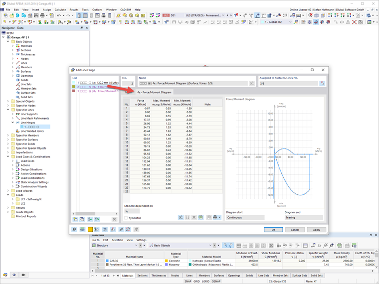 FAQ 005180 | Me gustaría conectar mi muro de mampostería a una losa de hormigón armado. ¿Cuál es la mejor forma de crear una articulación en línea?