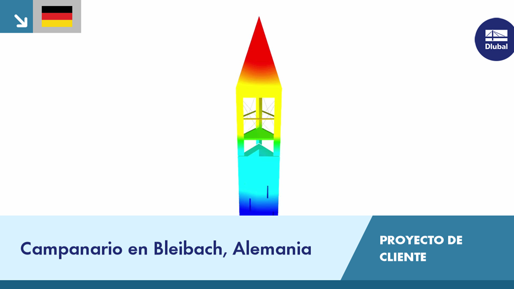 Torre de la iglesia en Bleibach, Alemania