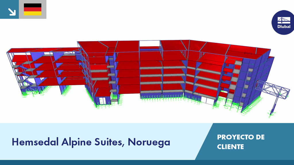 Detalle de la construcción Hemsedal Alpine Suites en Noruega como proyecto de cliente