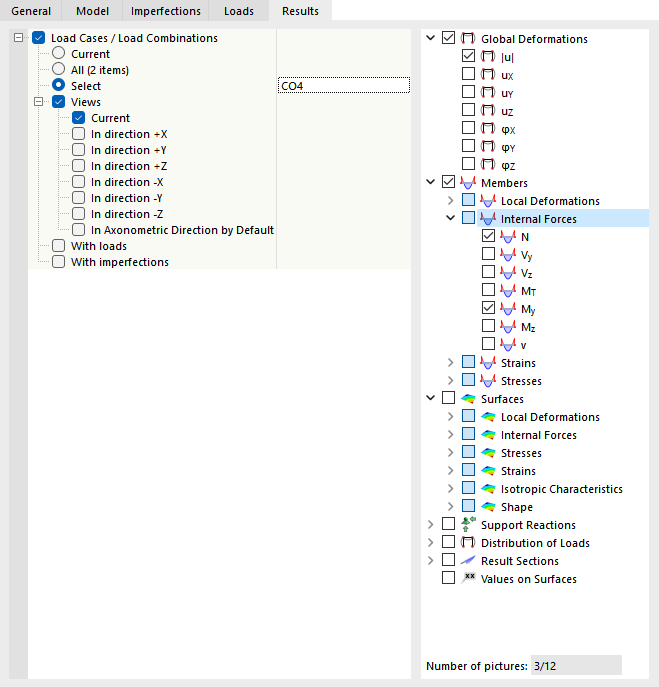Definición de resultados para multiimpresión