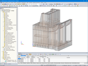 Modelo de una estructura de entrada en RFEM (© Zutari)