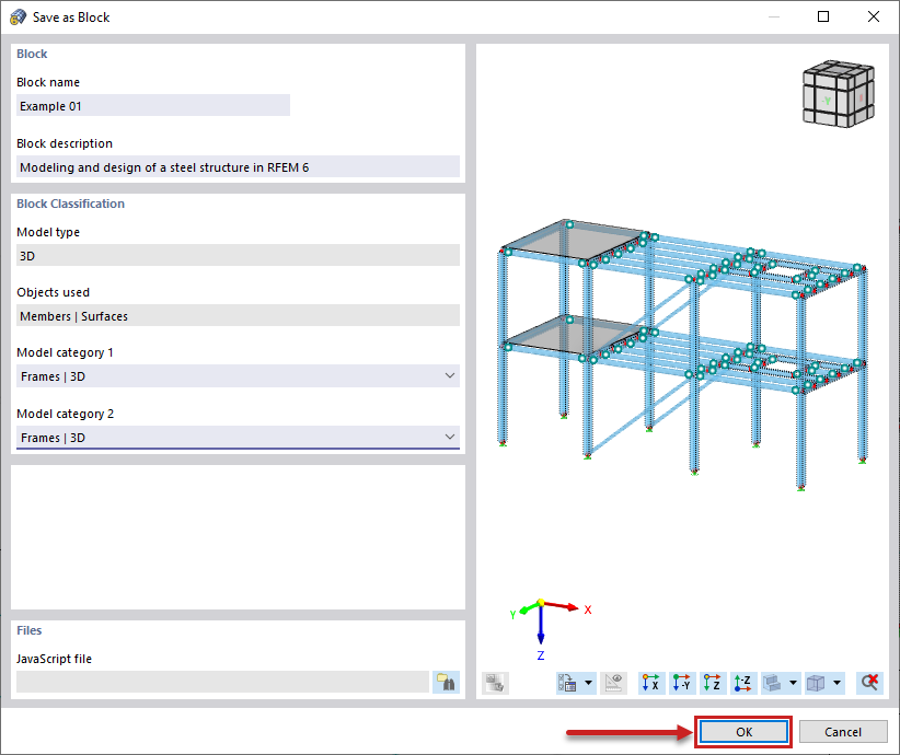 FAQ 005211 | ¿Puedo eliminar bloques definidos por el usuario en Dlubal Center?