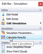Barra de edición - Simulación