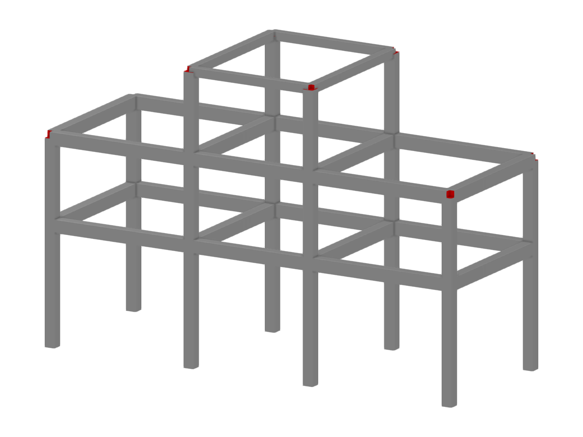 Estructura de hormigón del edificio | Modelo B