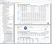 Capítulo "Armadura necesaria por barra" en el informe