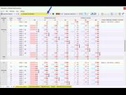 Resultados de barras en tabla para análisis del espectro de respuesta