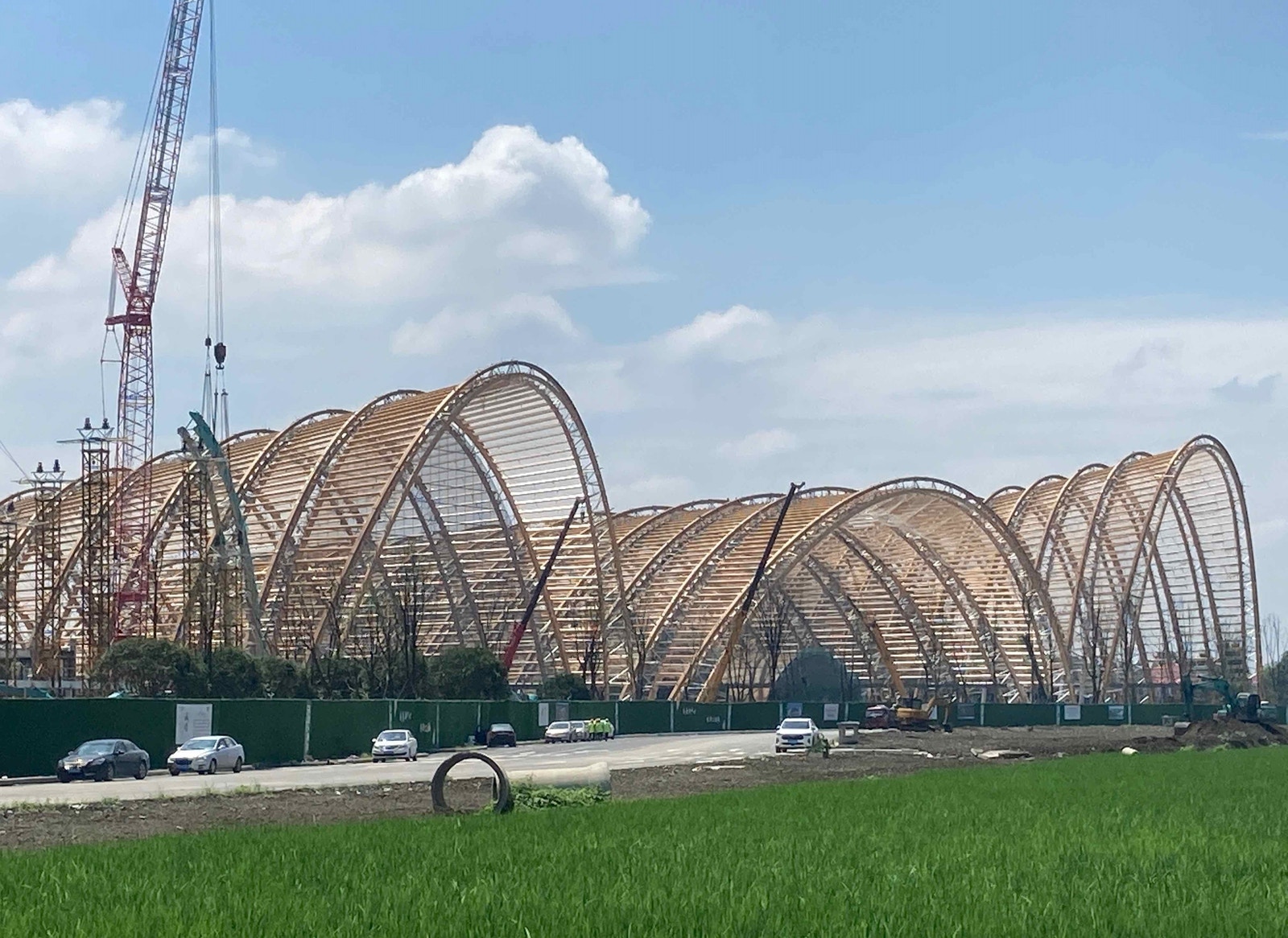 Las estructuras de soporte en construcción (© StructureCraft)