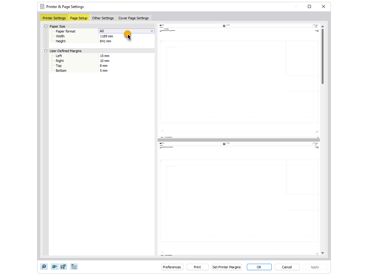 FAQ 005236 | En RFEM 6, ¿es posible mostrar un gráfico de la armadura en formato DIN A0?