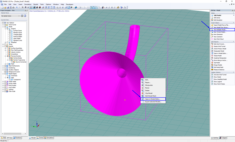 Nuevo modelo editable