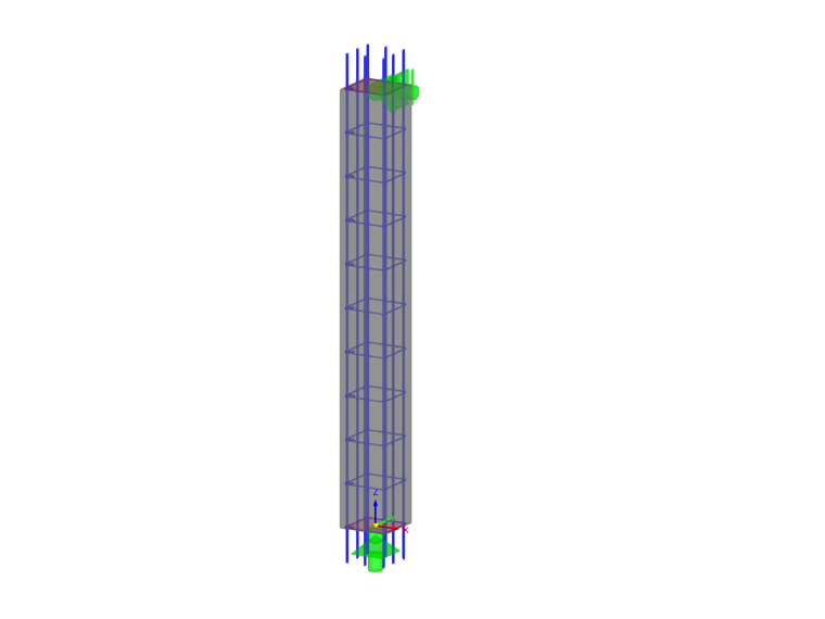 KB 001733 | Cálculo de pilares de hormigón armado según ACI 318-19 en RFEM 6