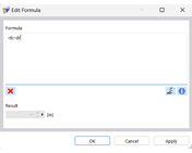 Diálogo "Editar fórmula"