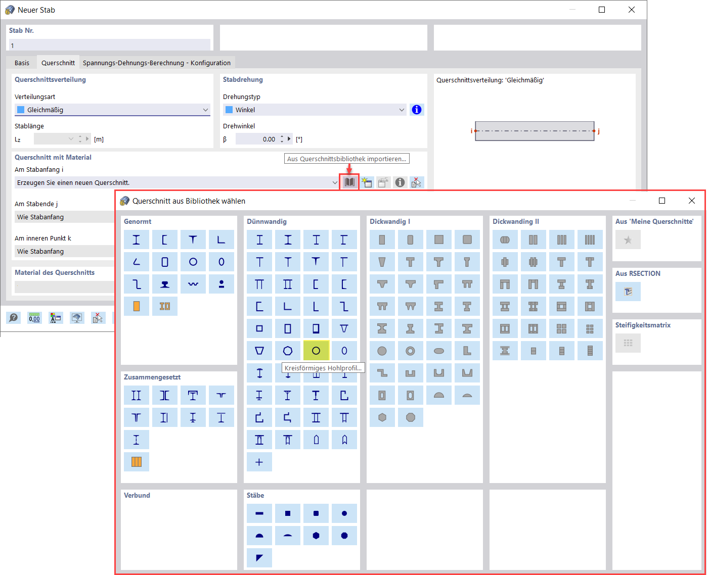 Biblioteca de secciones
