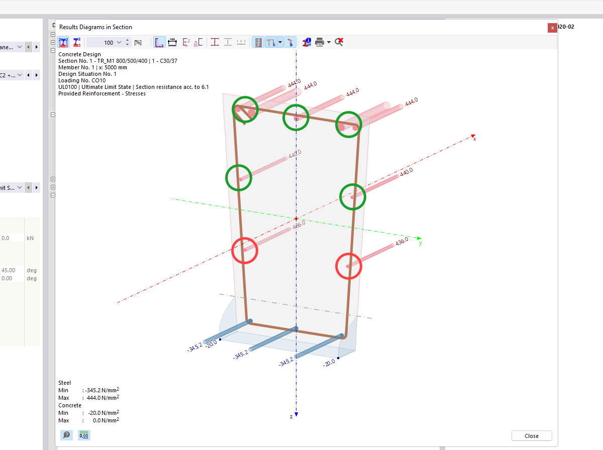 Preguntas frecuentes 005279 | A pesar de que se han cumplido todos los diseños para una barra, todavía obtengo un "Refuerzo descubierto". ¿Por qué?