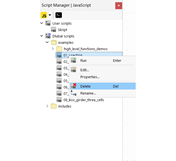 Eliminar script en "Administrador de scripts"