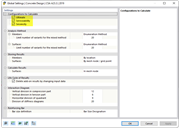 Configuraciones para cálculo de hormigón según CSA A23.3