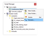 Cambio de nombre de la carpeta