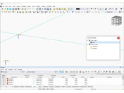 Elementos en la ventana de trabajo de RFEM 6