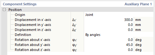Posicionamiento del plano auxiliar