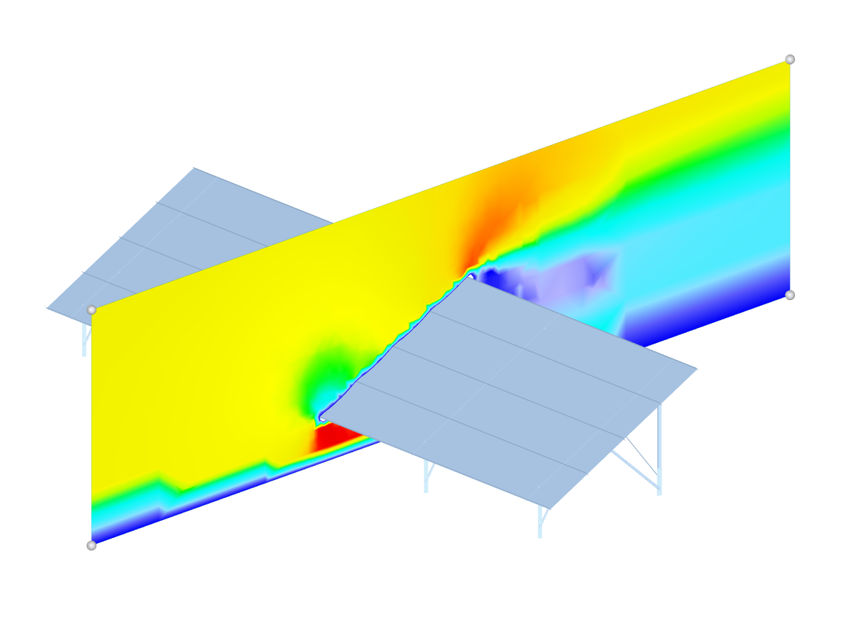 Cochera de acero con paneles solares
