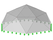 ID de modelo 1323 | 034-FPC023-b (variante más general de 034-FPC023-a) | Sistemas de estructura piramidal plegada. Superficies triangulares plegadas. Plano de planta poligonal