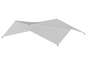 Modelo ID 2105 | SHH024 | Superficies laminares anticlásticas