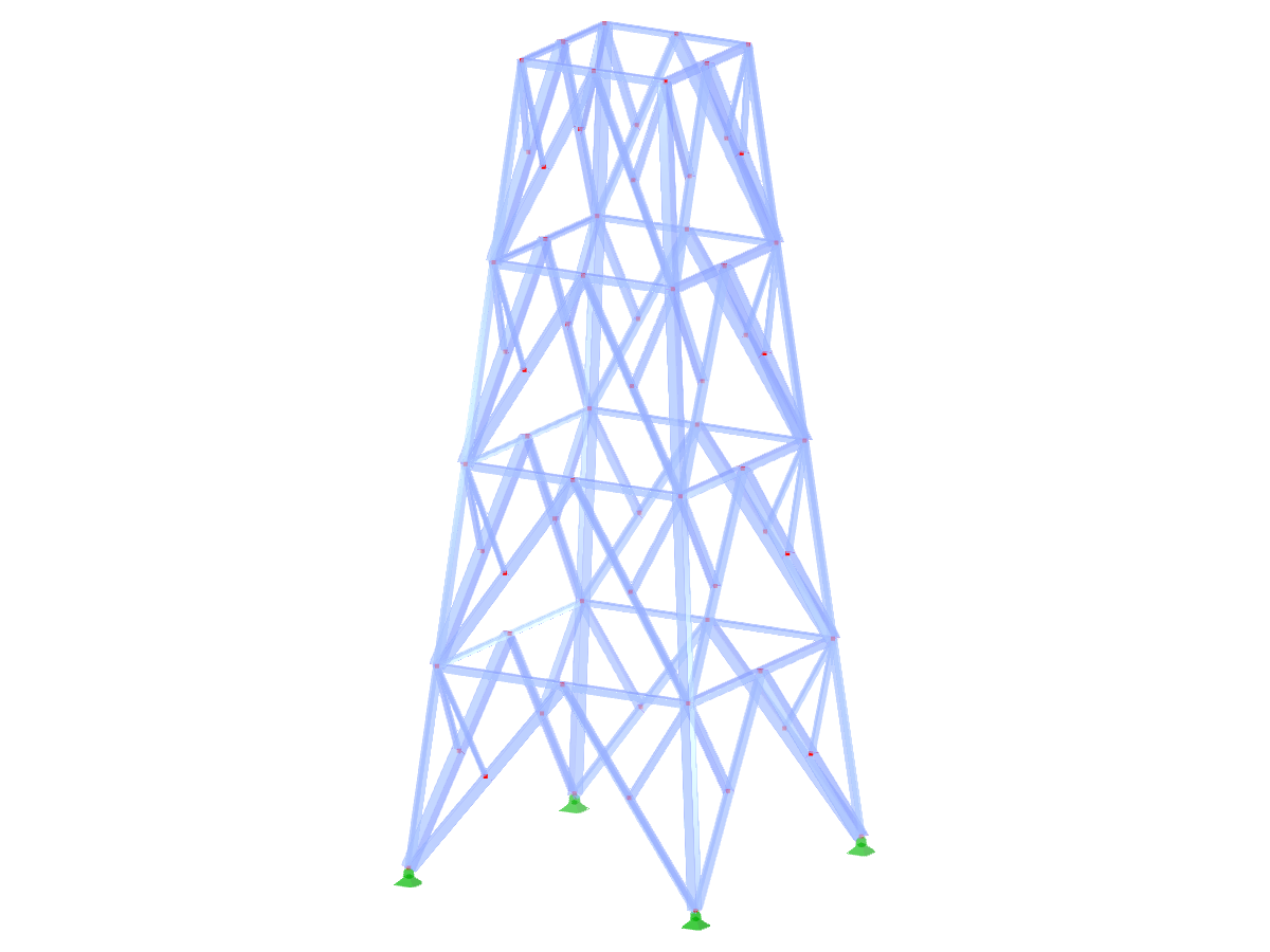 ID del modelo 2193 | TSR052-a | Torre de celosía