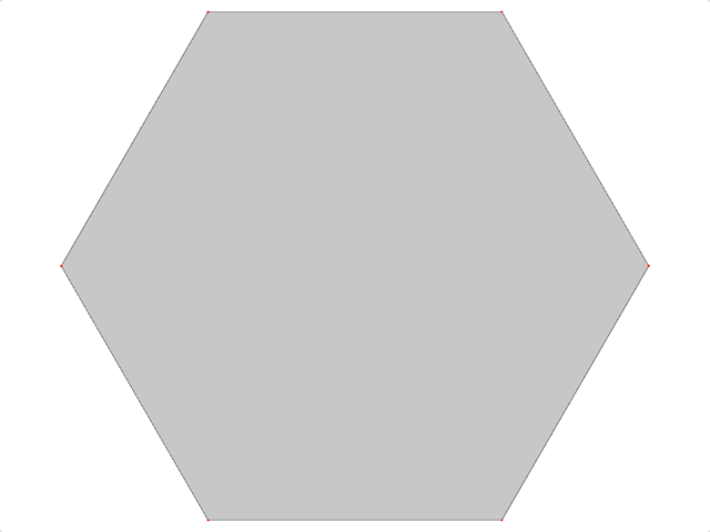 ID del modelo 2279 | SS010 | Entrada mediante el número de aristas (5 o más), la longitud de la arista, el radio del círculo circunscrito o inscrito