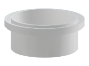Modelo 3D de un depósito circular de hormigón paramétrico, creado a partir de superficies que muestran el diseño estructural detallado.
