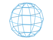 ID del modelo 2864 | SPH001 | Esfera | Meridianos y paralelos poligonales