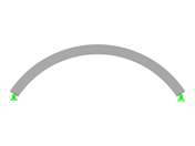 Modelo ID 3204 | ARB002c | Viga arqueada | Circular