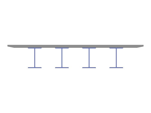 ID del modelo 3248 | SCB001 | Puente compuesto de acero y hormigón