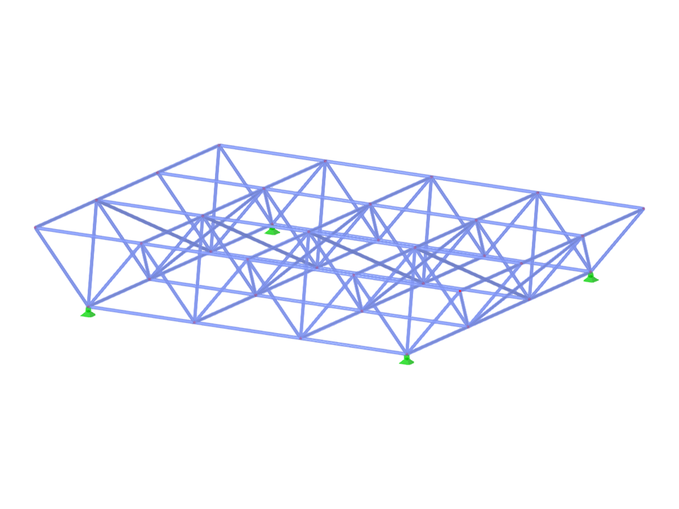 Modelo con ID 3636 | SPT006 | Estructura de celosía en 3D