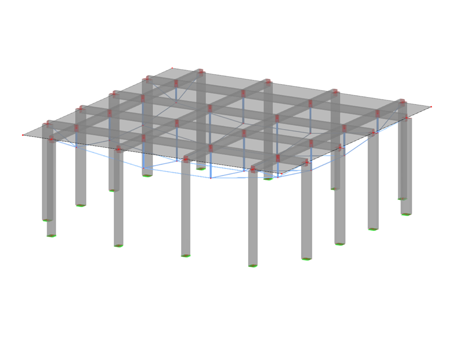 Modelo ID 3656 | HSS004 | Sistema de estructura mixta