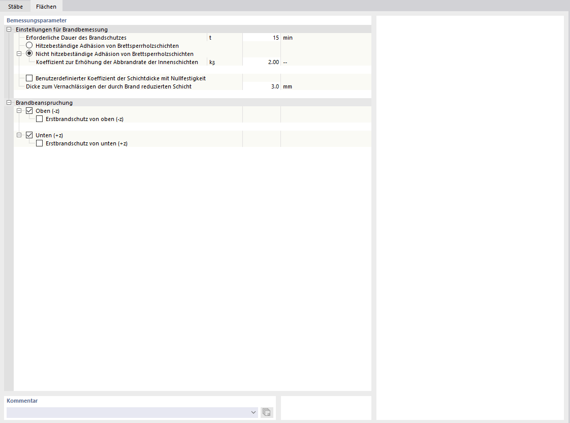 Cálculo de resistencia al fuego de estructuras de madera con configuraciones asignadas para situaciones de cargas excepcionales
