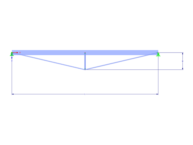 Modelo 002808 | IBB001 | Viga de cuerda de arco invertida con parámetros