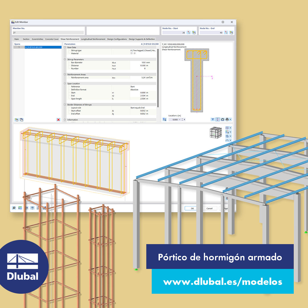 Pórtico de hormigón armado