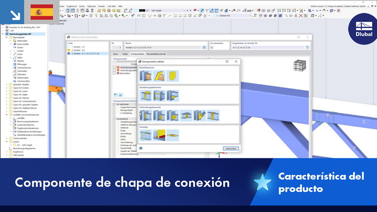Detailansicht einer Verbindungsplatte, die die Struktur verstärkt.