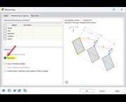 Vista detallada de la activación de la conexión del peldaño en el módulo de escaleras para análisis continuo.