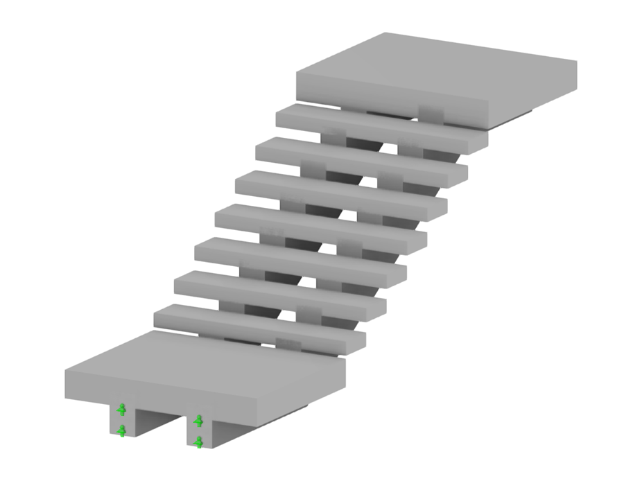 Modelo 003937 | STC037 | Escalera de un solo tramo