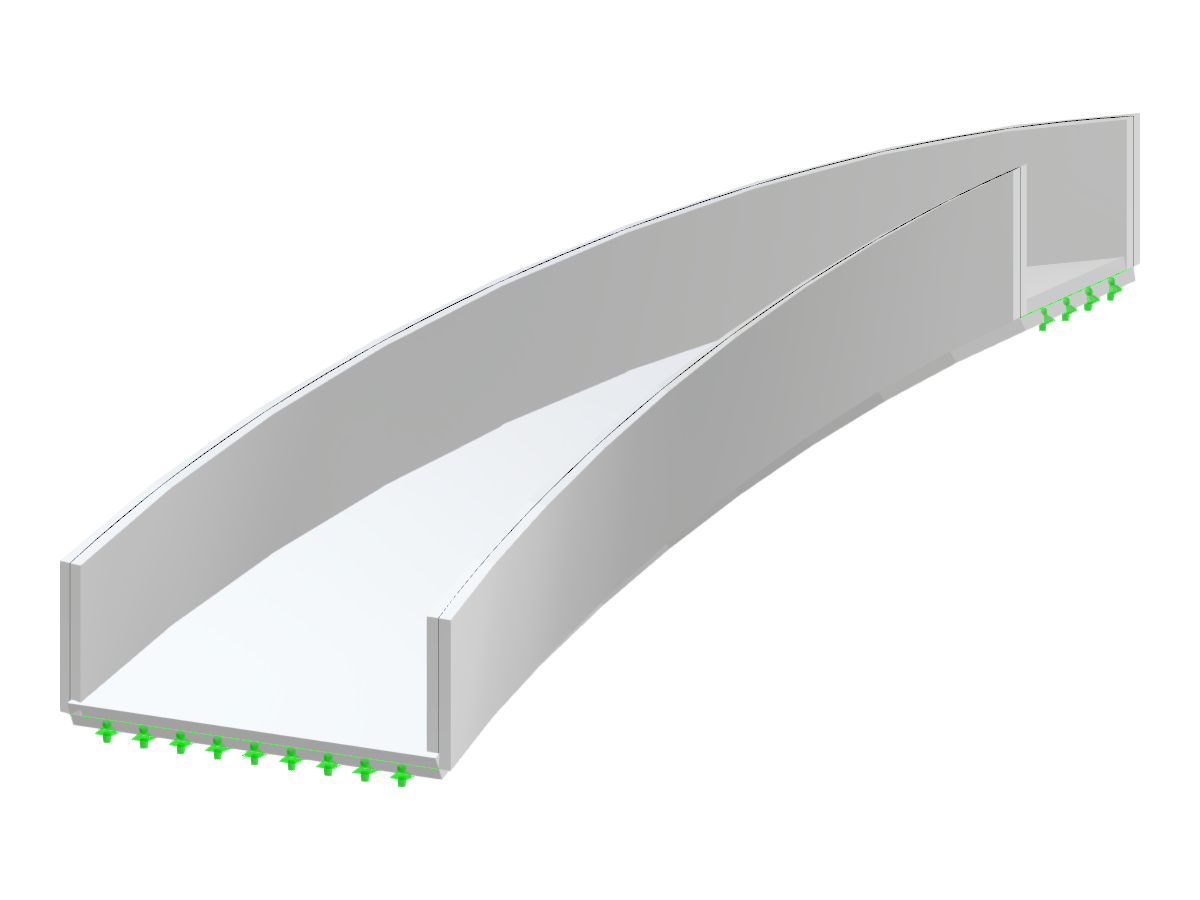 Una escalera de hormigón de un solo tramo y mano derecha con diseño de cuadrante circular y ancho de tramo irregular, adecuada para proyectos arquitectónicos.