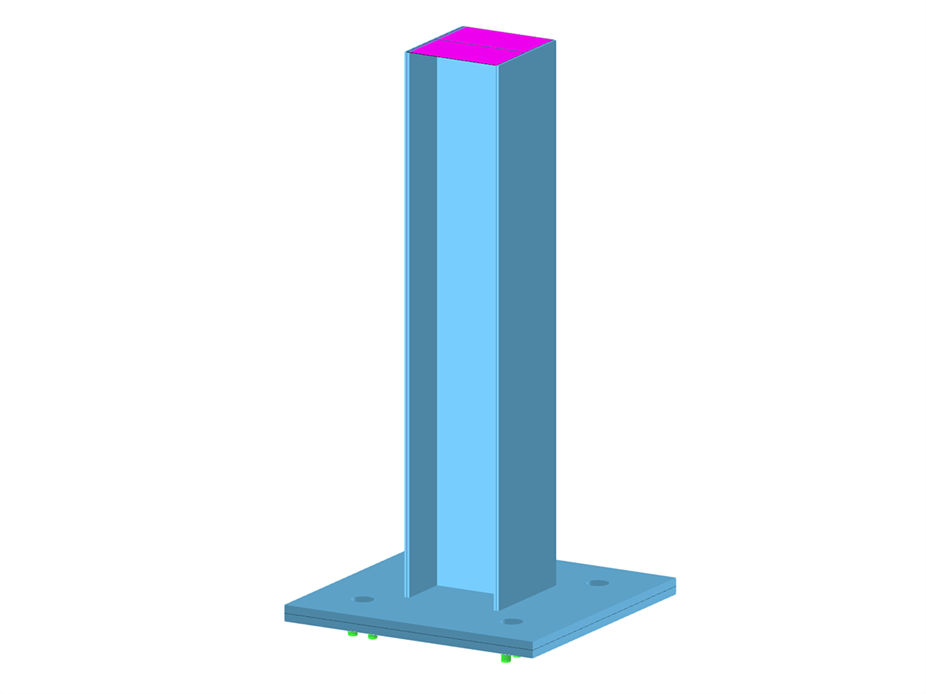 Placa de base de columna