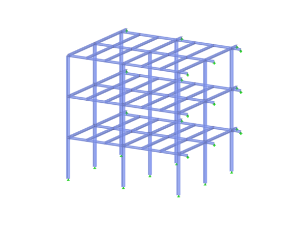 Arquitectura moderna de edificios de oficinas de acero con una estructura clara.