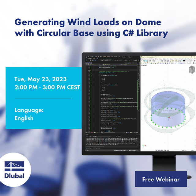 Generación de cargas de viento en un domo con base circular mediante la biblioteca de C#